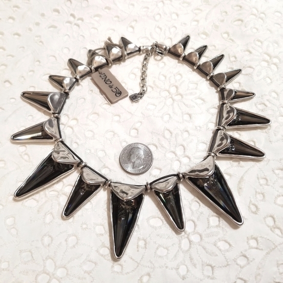 UNO de 50 Jewelry - RARE Uno de 50 NWT Retired Swarovski Spike Necklace